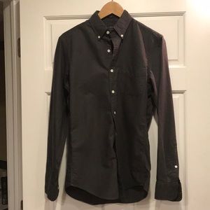 J Crew Factory Charcoal Oxford (Slim)